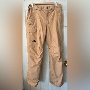 The North Face Men's Beige Snow Cargo Pants